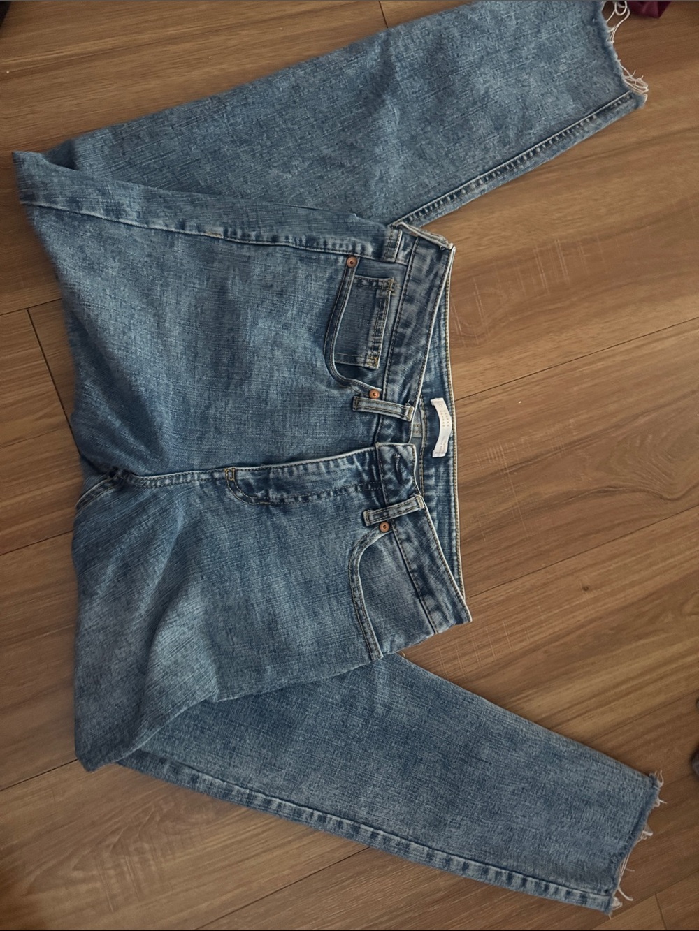 LC Lauren Conrad Light Blue Straight Leg Jeans